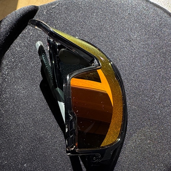 Knockaround Campeones Shield Sunglasses in Clear grey Frame mirror lens baseball - Picture 8 of 10